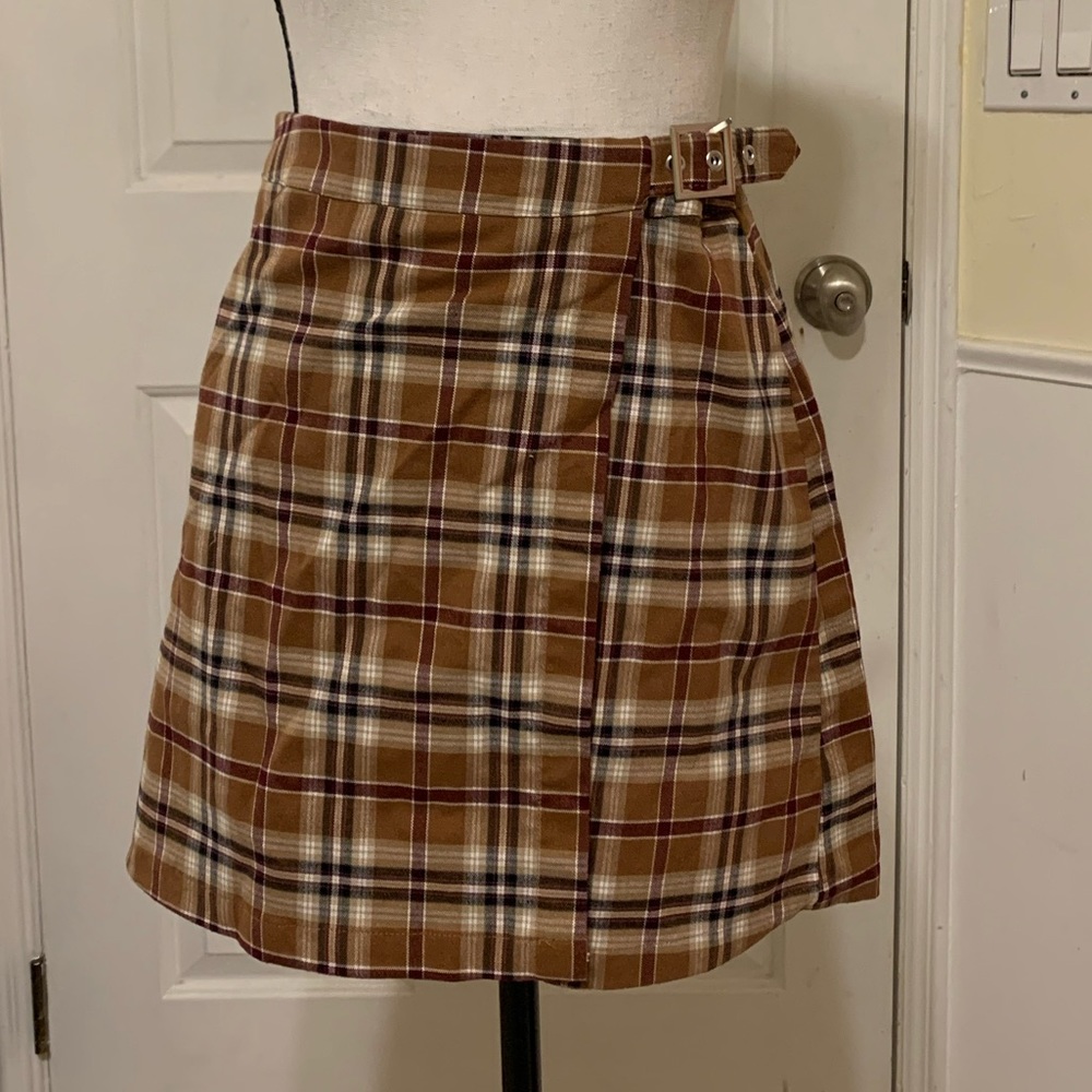 Plaid Mini Skirt